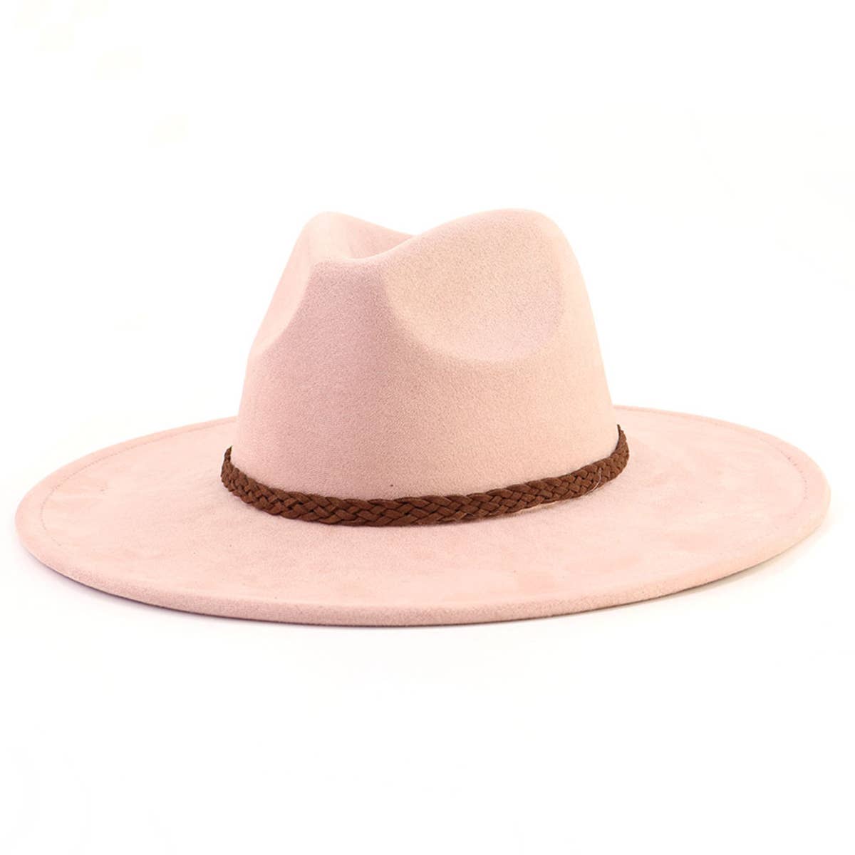 WOMEN AUTUMN AND WINTER WARM BELT PANAMA HAT_CWAH0681