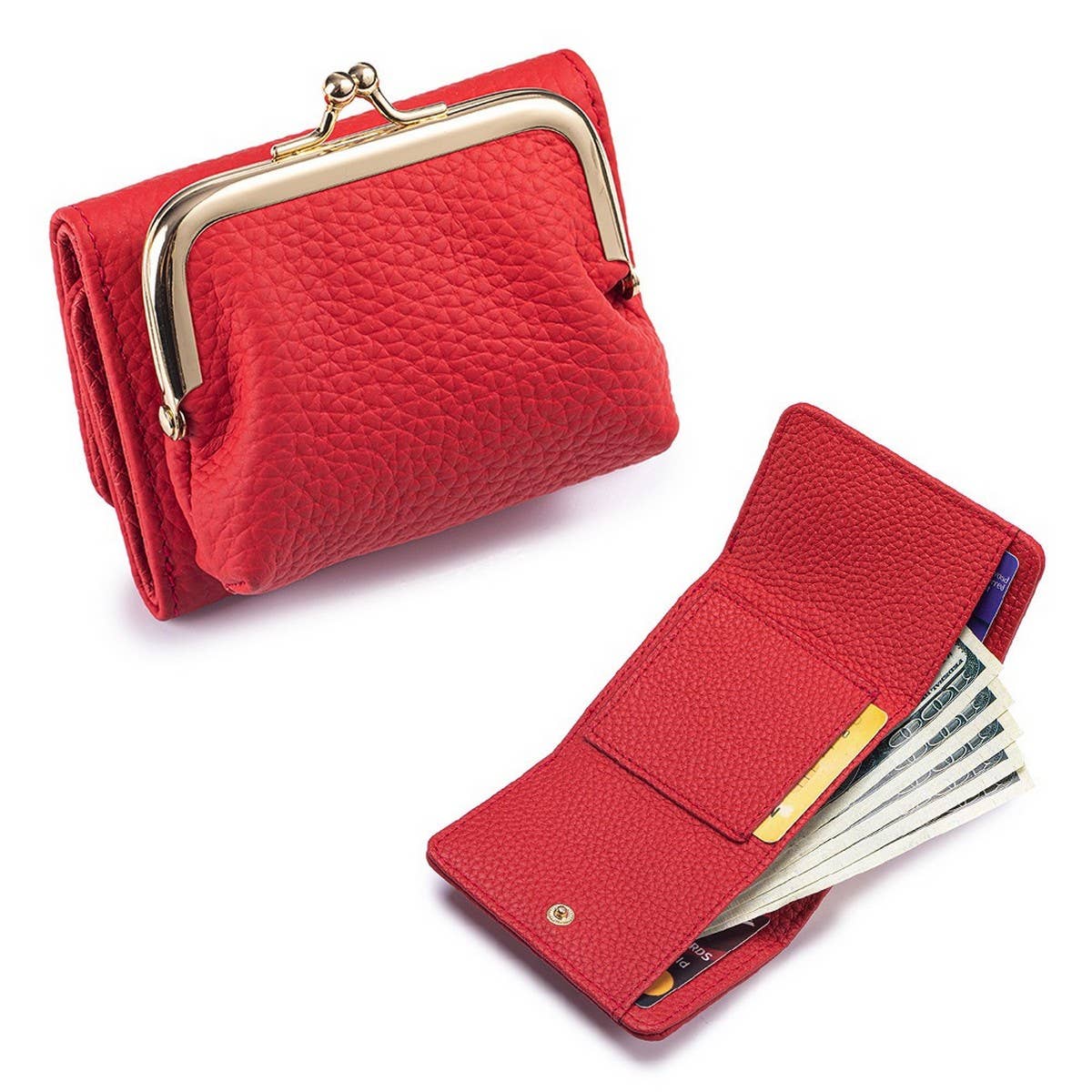 Mini Leather Tri-Fold Purse ? Large Capacity_CUAB00379