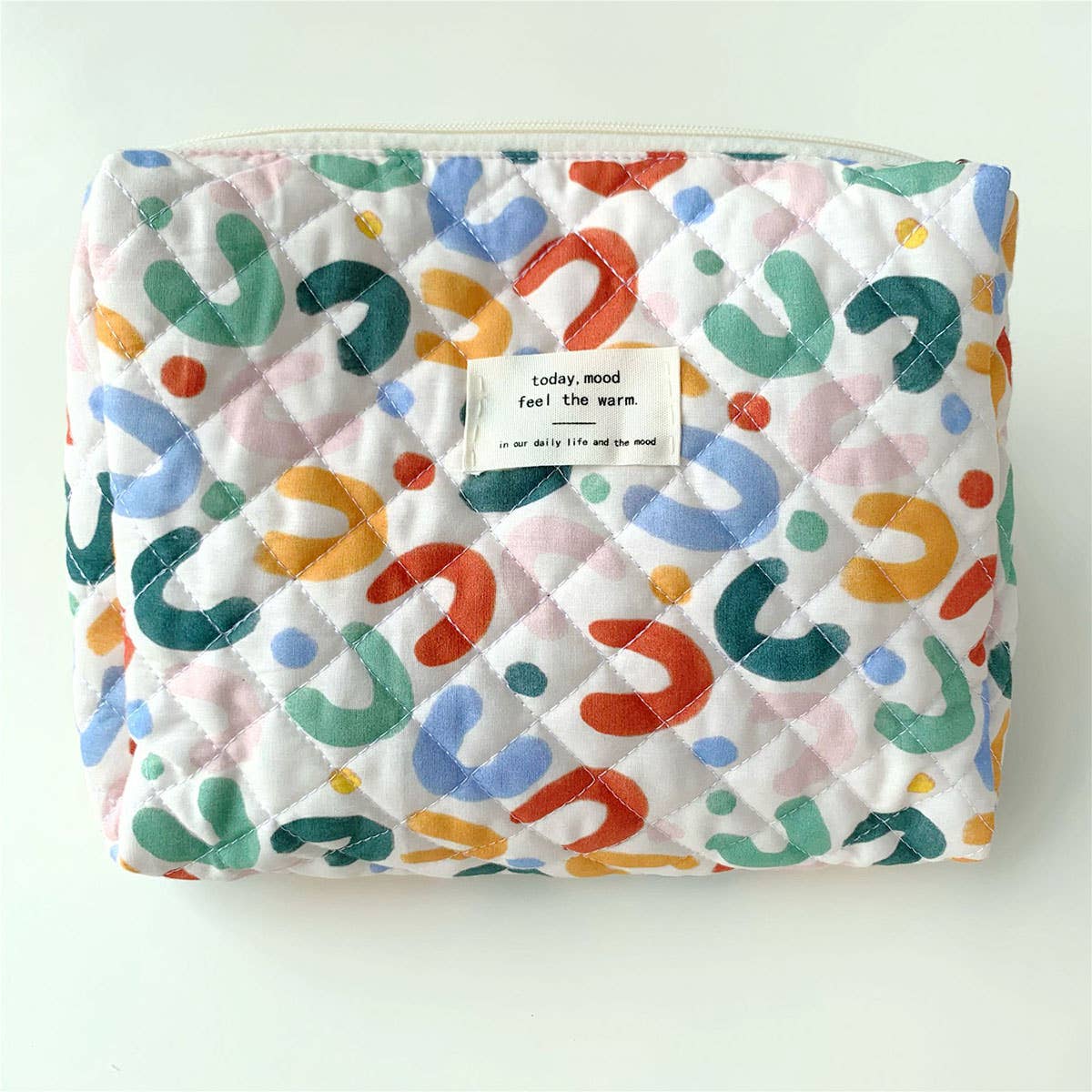 Floral storage bag large-capacity cosmetic bag