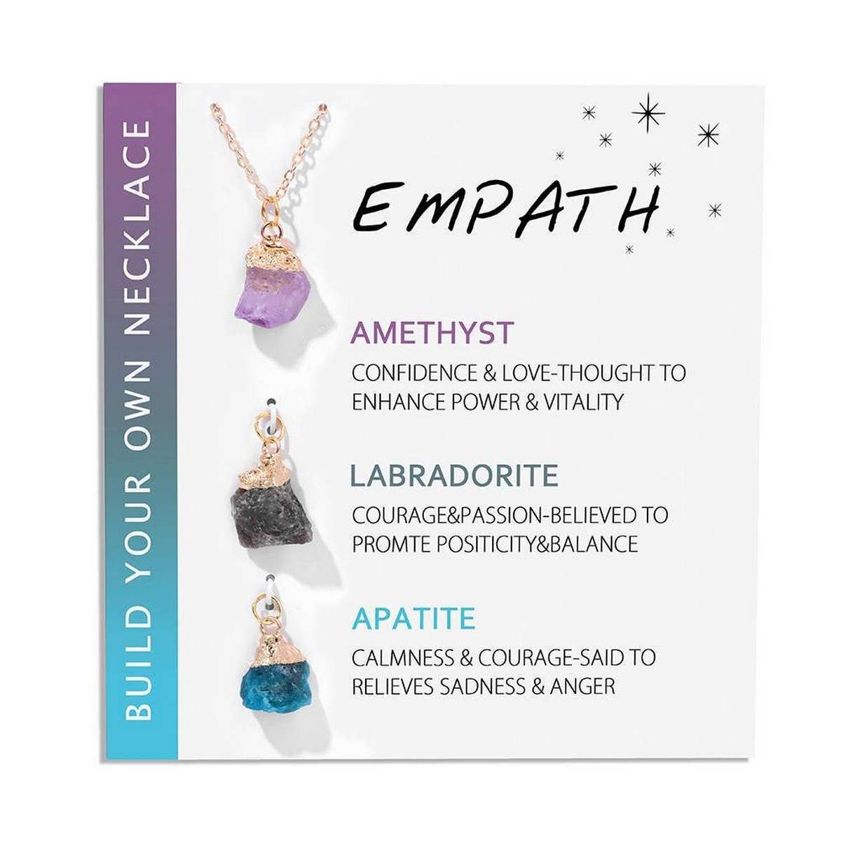 IRREGULAR NATURAL STONE NECKLACE SET