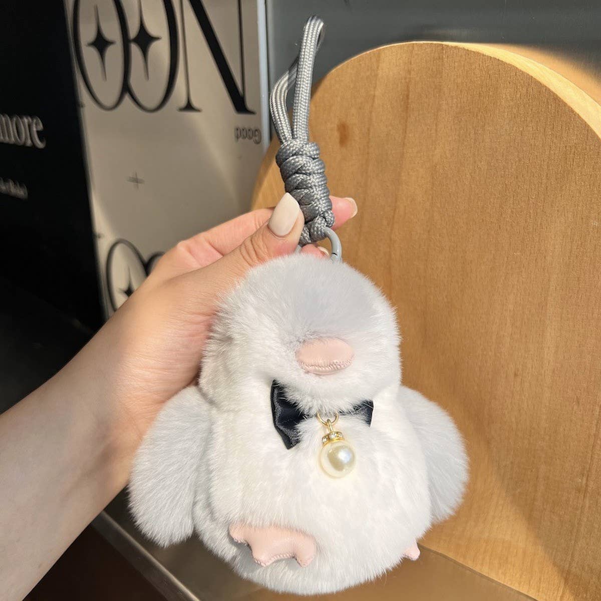 CWMM10405_CUTE PENGUIN PLUSH KEYCHAIN  BAG CHARM