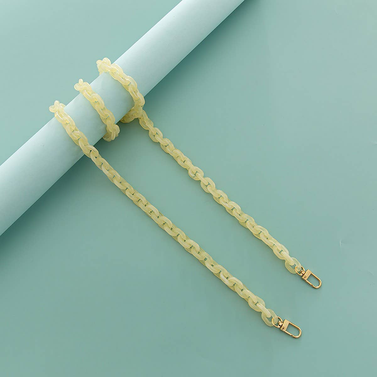 47.24" Jelly Crystal Clear Chain Bags Strap_CWMM5069