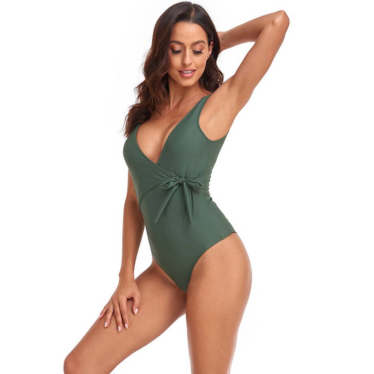 ONE-PIECE TUMMY-CONTROL BIKINI SWIMSUIT_CWMW0631