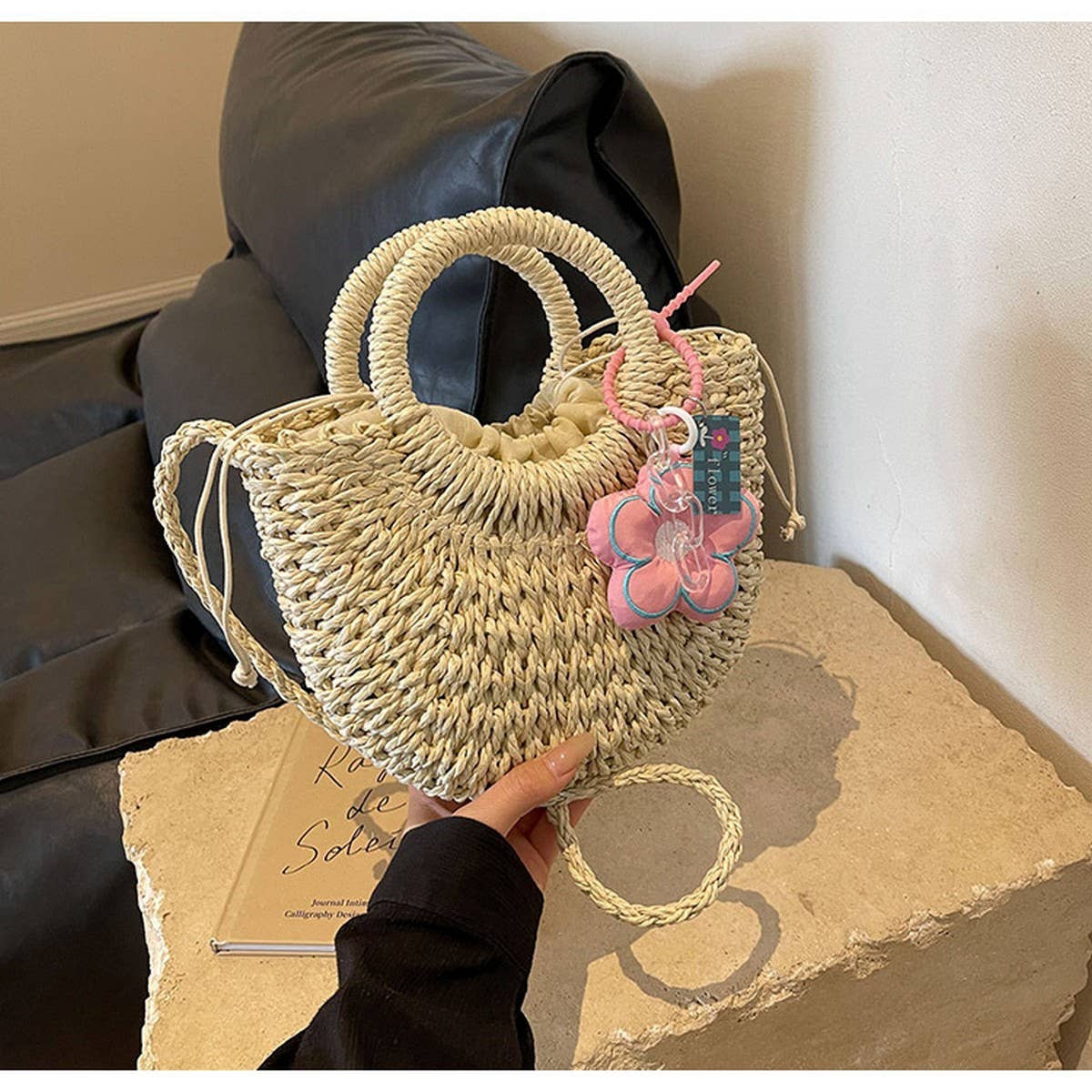 SIMPLE SHOULDER CROSSBODY BEACH HANDBAG_CWAB2318