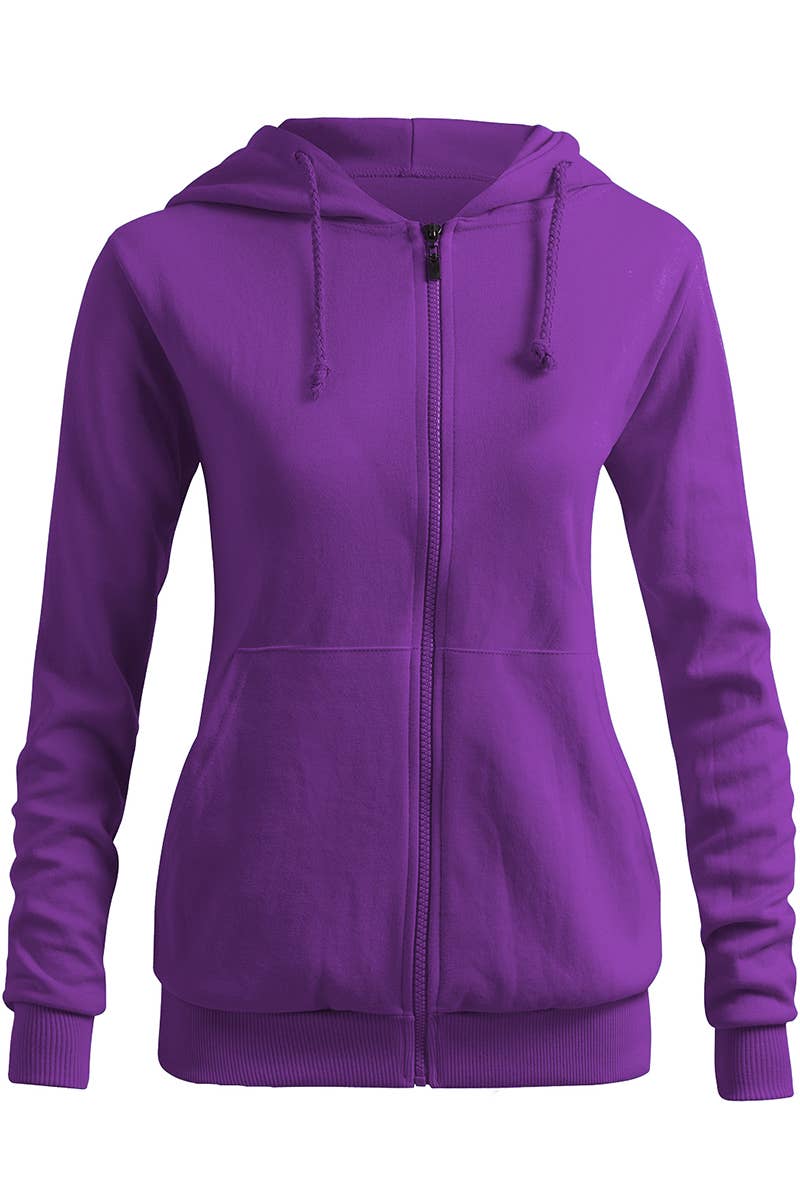 KWOHOL043_Lightweight Thin Zip-Up Hoodie Jacket