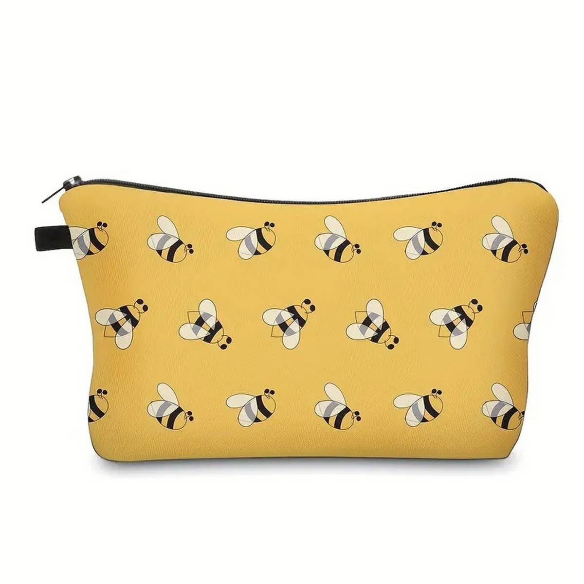 BEE PATTERN DOUBLE-SIDED PRINTED COSMETIC BAG_CWAB2258