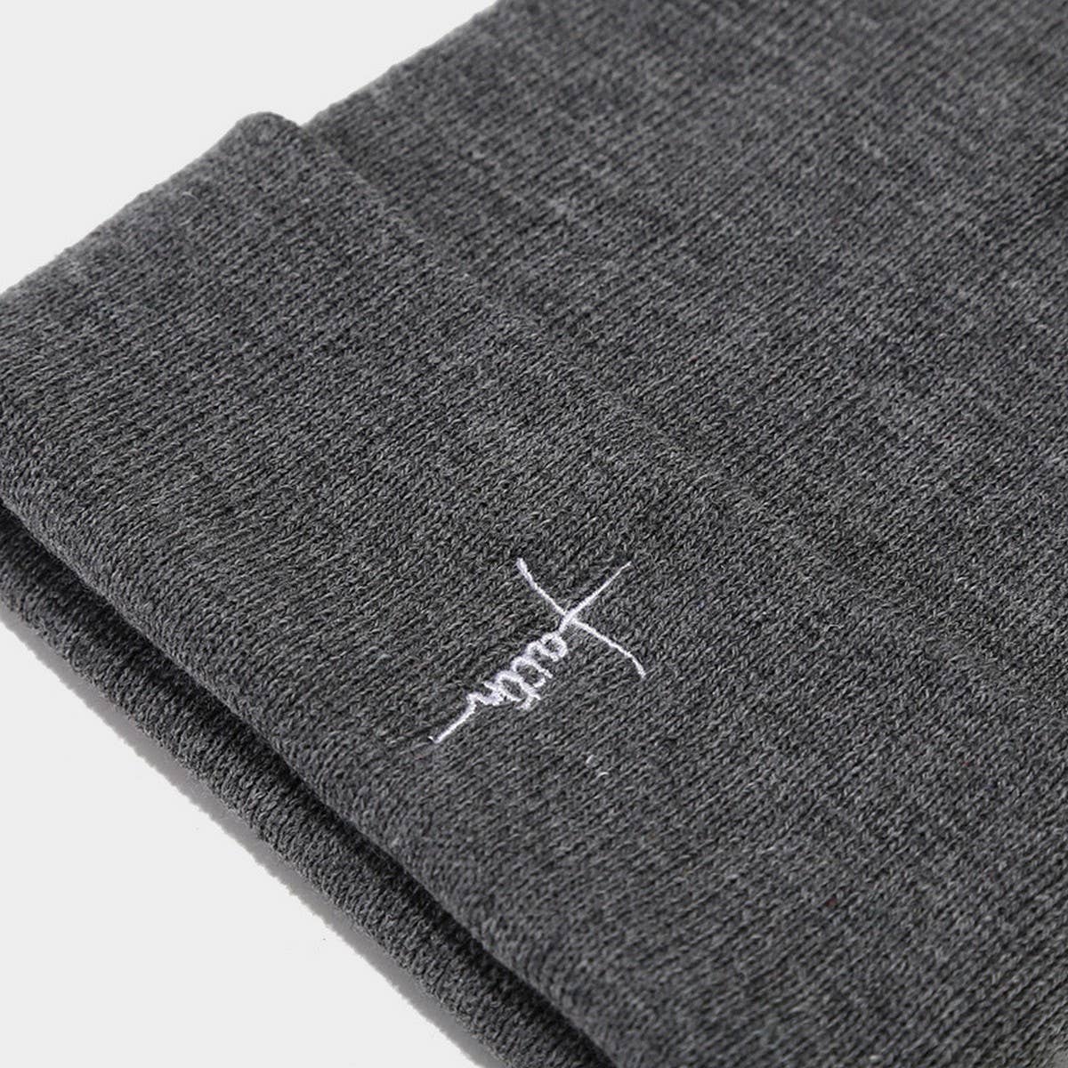 LETTER EMBROIDERY CIRCULAR  HIP HOP KNITTED HAT_CWAH2088