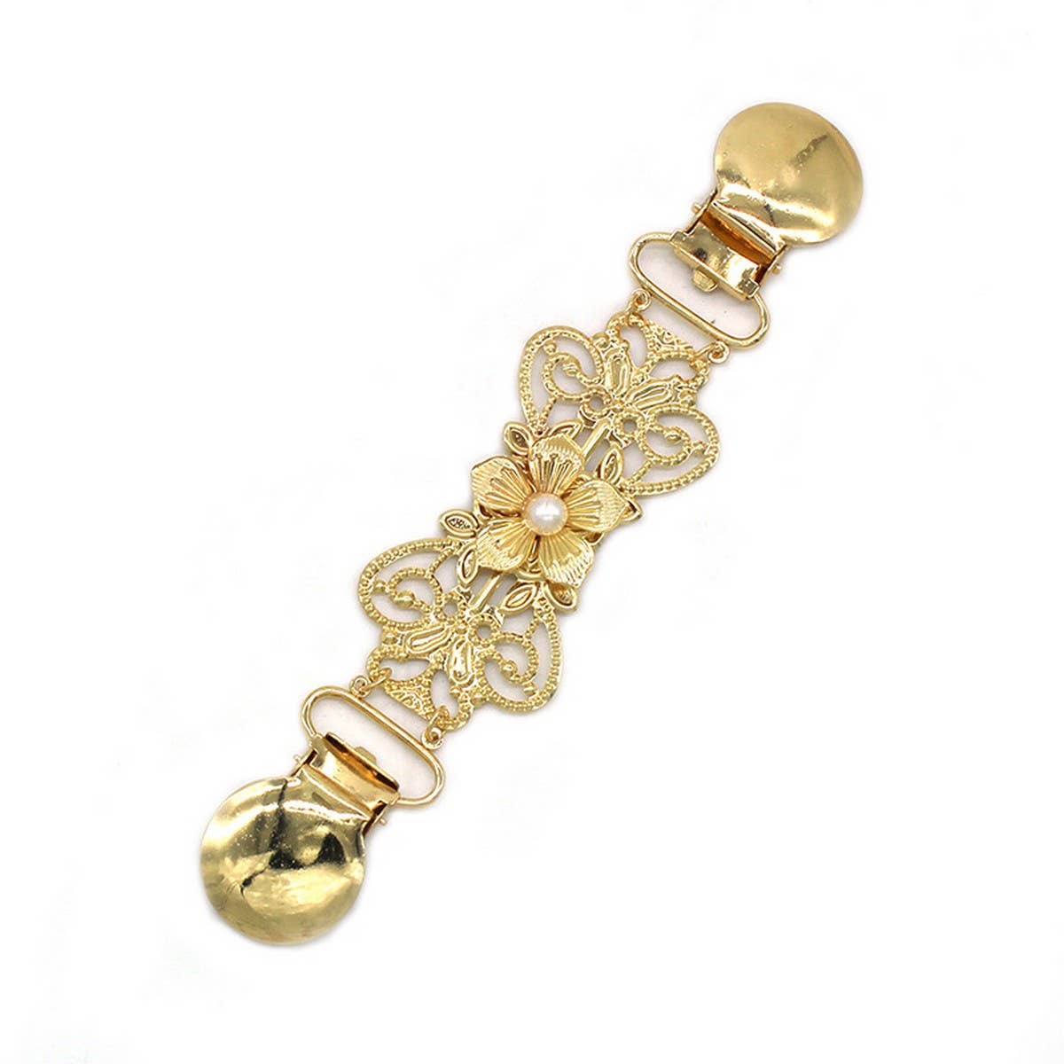 NEW STYLE LADIES PEARL CHAIN VERSATILE SHAWL CLIP_CWMM2196