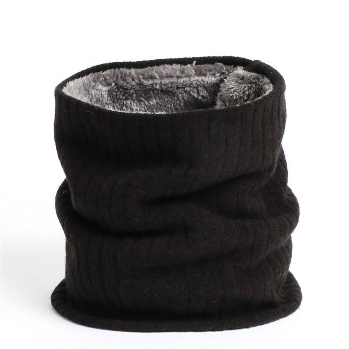 SOLID COLOR PLUS VELVET ELASTIC WARM NECK GAITER_CWASC1023