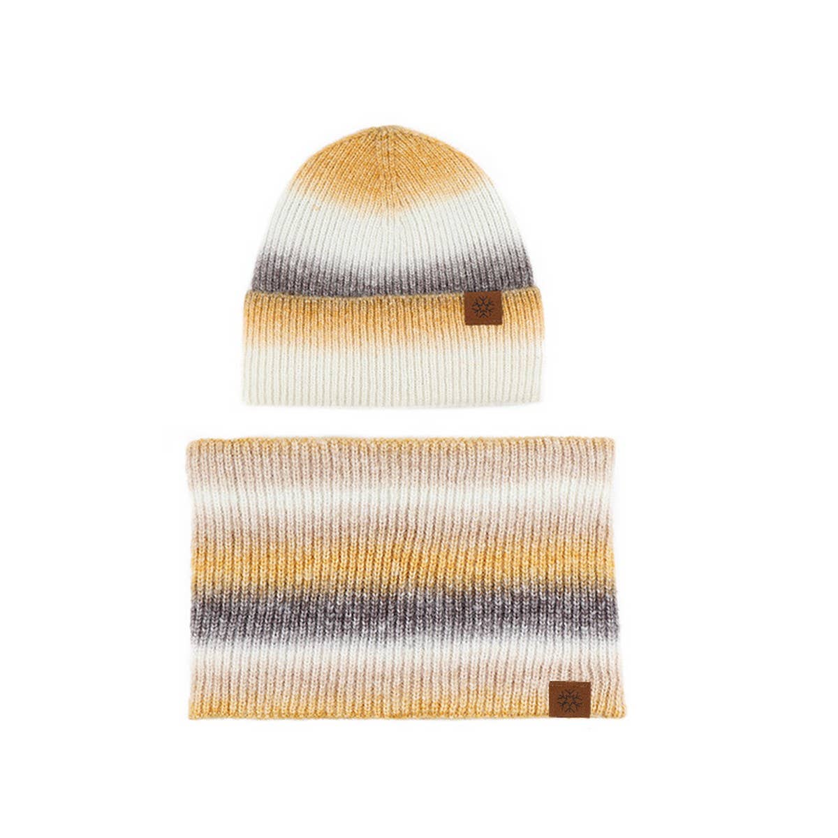 WINTER KNITTED WARM PLUS VELVET TWO-PIECE SUIT