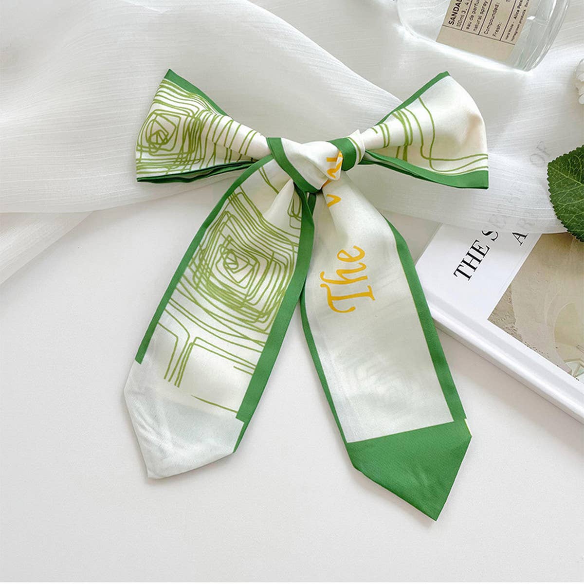 BOW-SHAPED HAIRBAND SCARF_CWASC0740