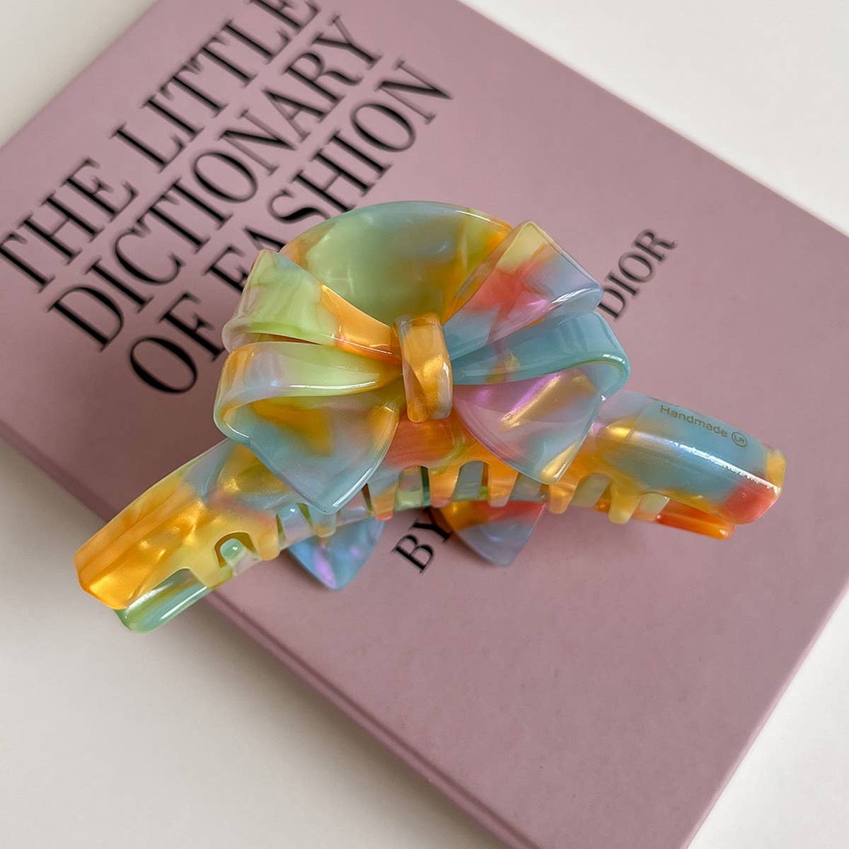 Cute Bow Acetate Claw Clip ? Double-Sided Desig