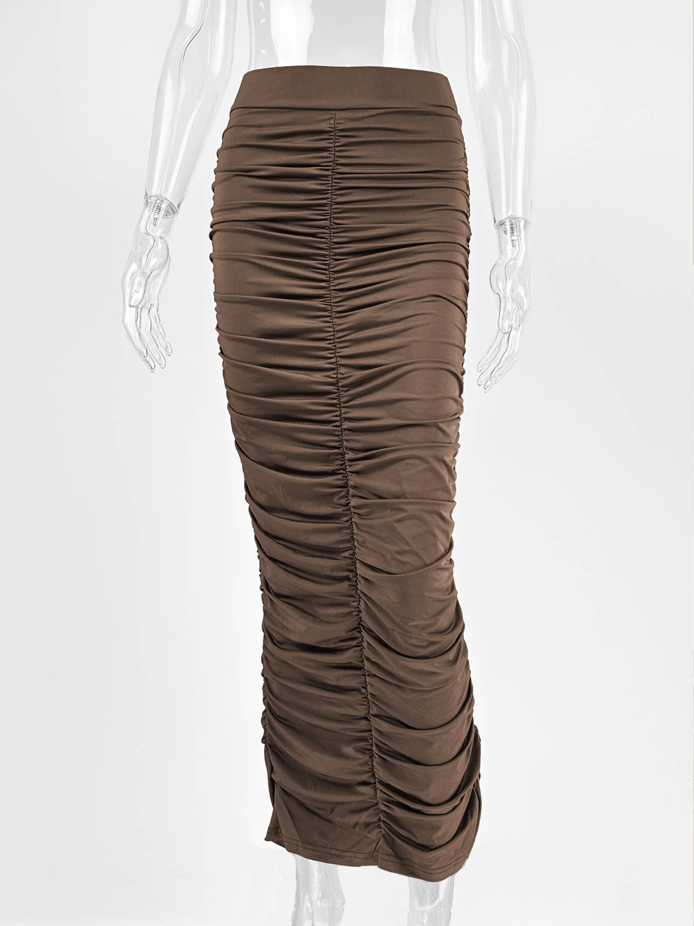 SEXY TIGHT BACK SPLIT HIGH WAIST PLEATED SKIRT