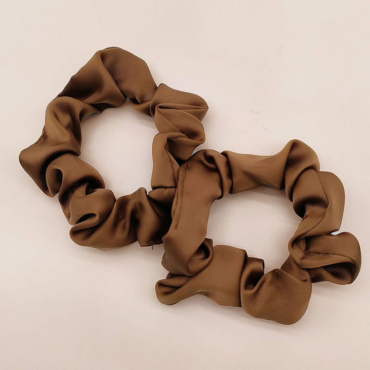 8PCS/BOX SATIN SCRUNCHIES FOR FALL HAIR ACCESSORIE_CWAHA0405