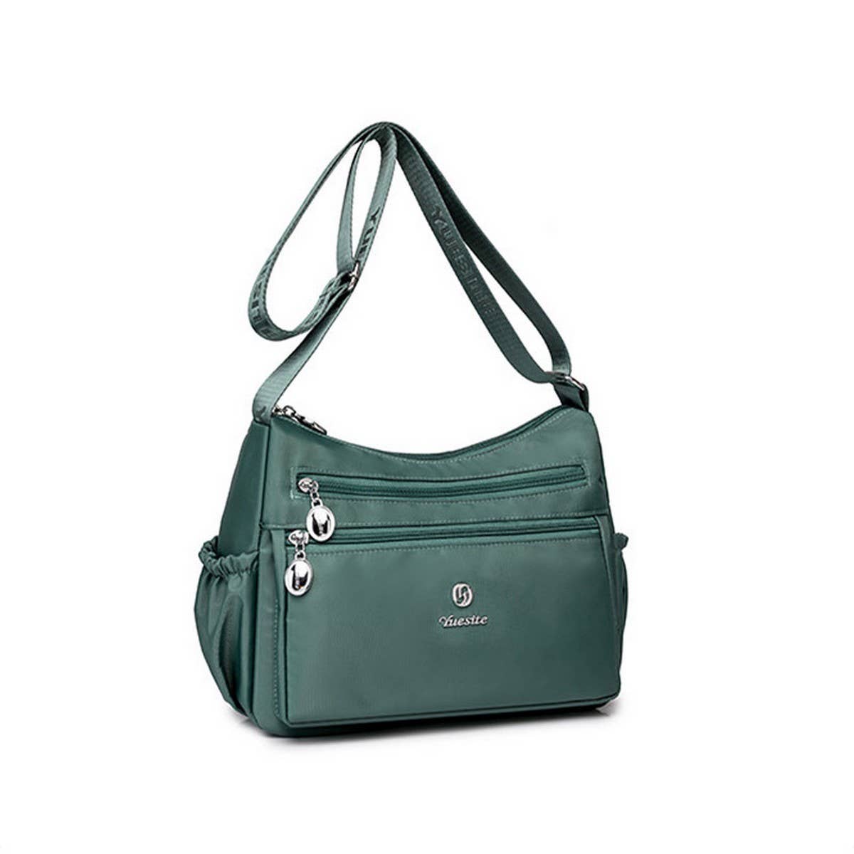 LIGHTWEIGHT WATER-REPELLENT NYLON SHOULDER BAG_CWAB3502