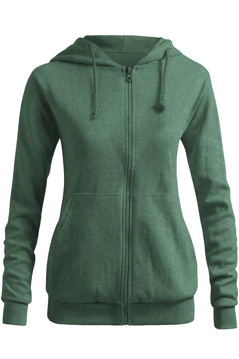 KWOHOL043_Lightweight Thin Zip-Up Hoodie Jacket