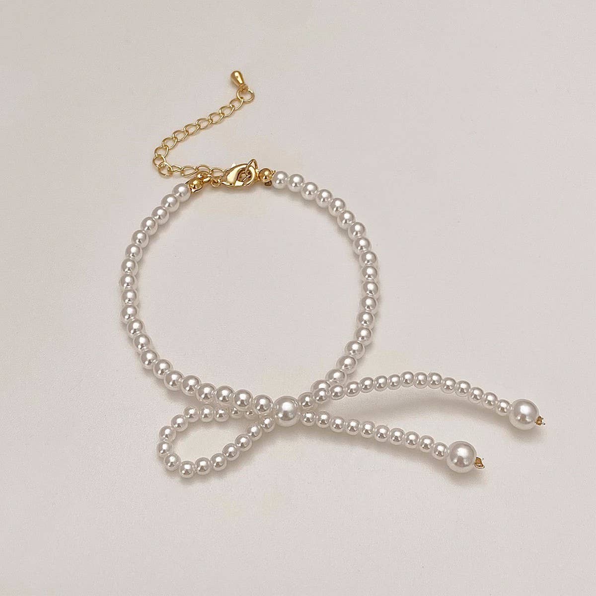 SUPER FAIRY SWEET BOW CLAVICLE NECKLACE FOR WOMEN