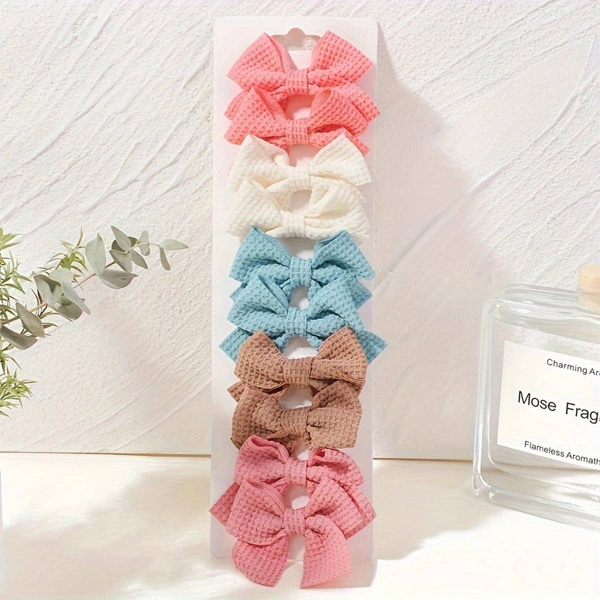 1.6" Handmade Fabric Bow Clips for Girls_CWAHA6756