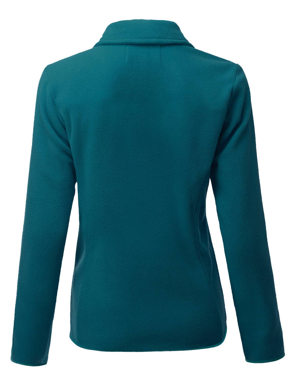 CWOJA693_Long Sleeve Full-Zip Thermal Basic Fleece Jacket
