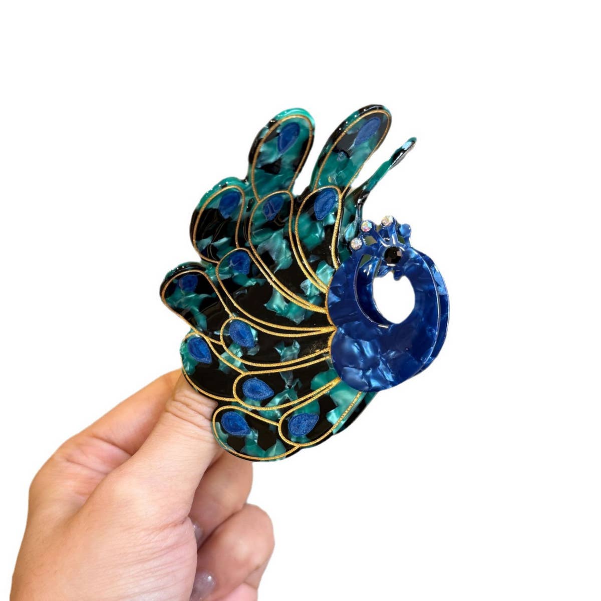 CWAHA4519_CUTE ANIMAL DIAMOND HAIR CLIP