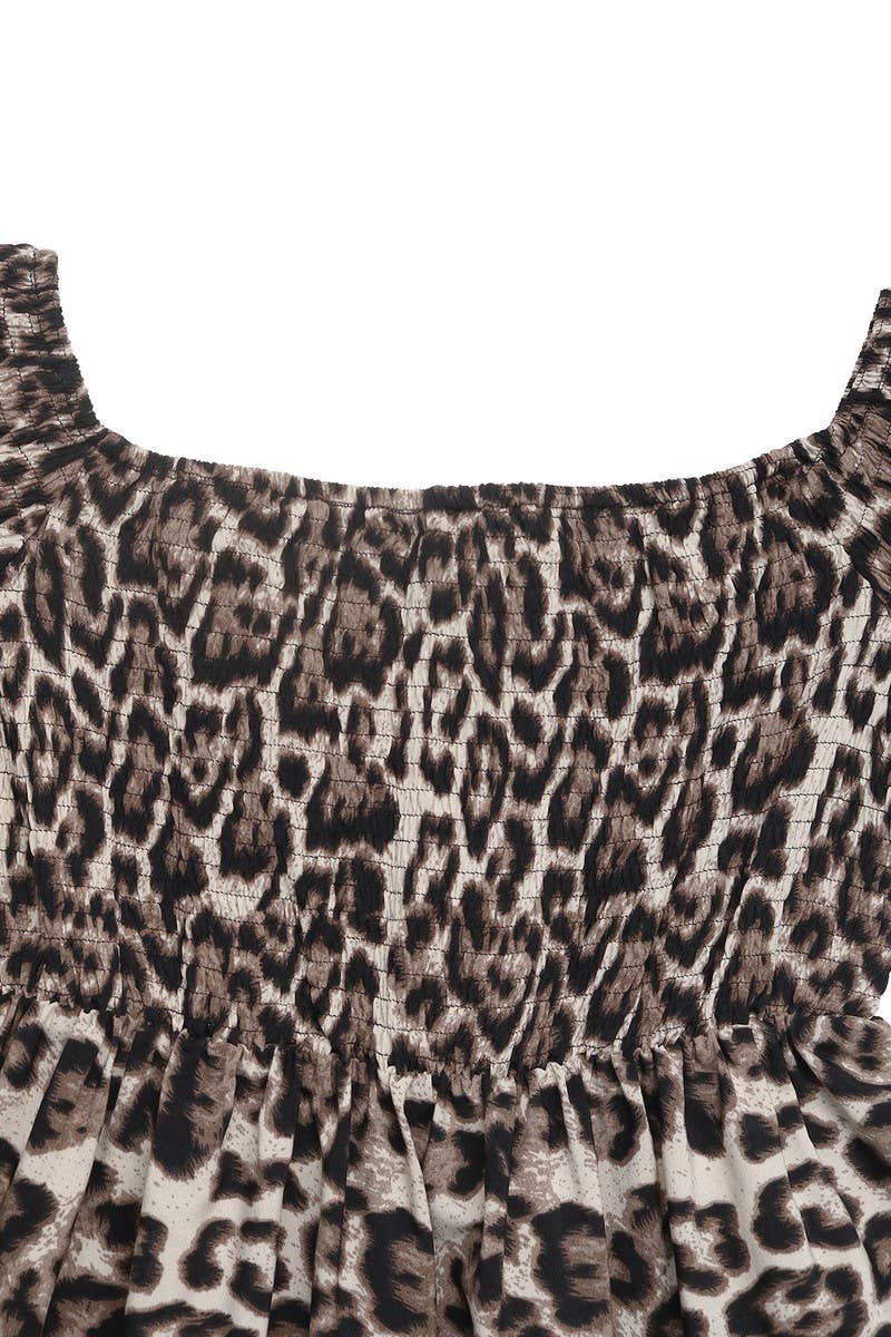 CWDMD4951_RUFFLE LEOPARD PRINT OFF-SHOULDER MIDI DRESS
