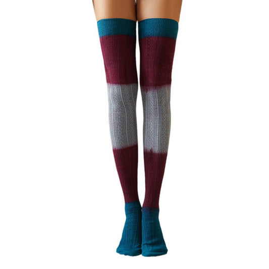 2024 NEW TIE-DYE COLORED LONG SOCKS_CWMS0857