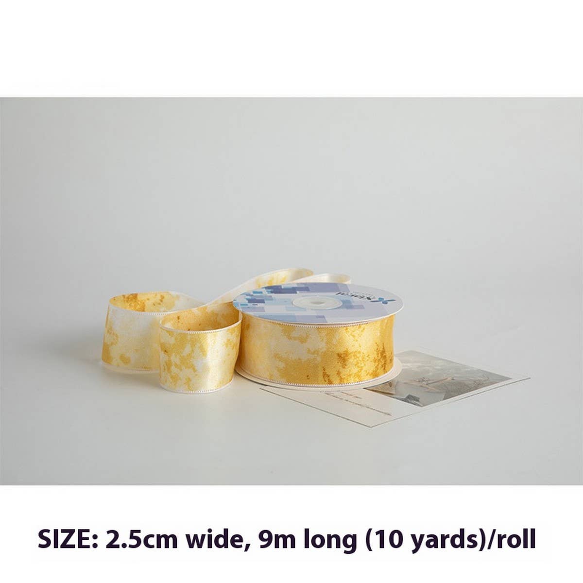 DIY FLORAL SILK GIFT PACKAGING RIBBON