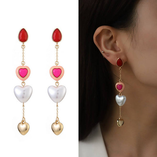 NEW STYLE STACKING NECKLACE FASHION LONG EARRINGS_CWAJE2922