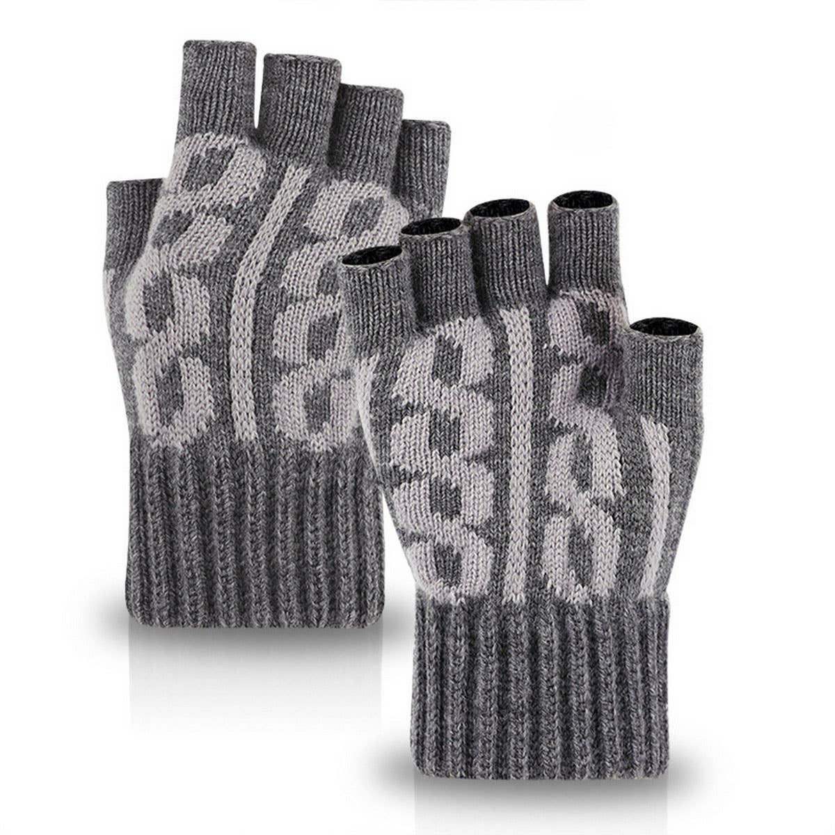 MEN'S KNITTED HALF FINGER WINTER PLUSH GLOVES_CWAG0228