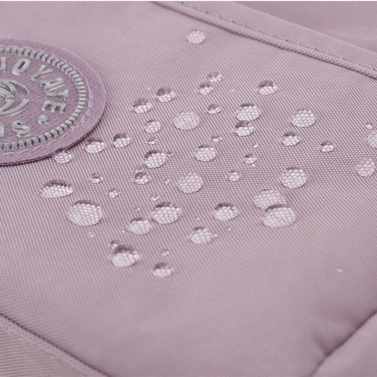 LIGHTWEIGHT SOLID NYLON CROSSBODY SHOULDER BAG