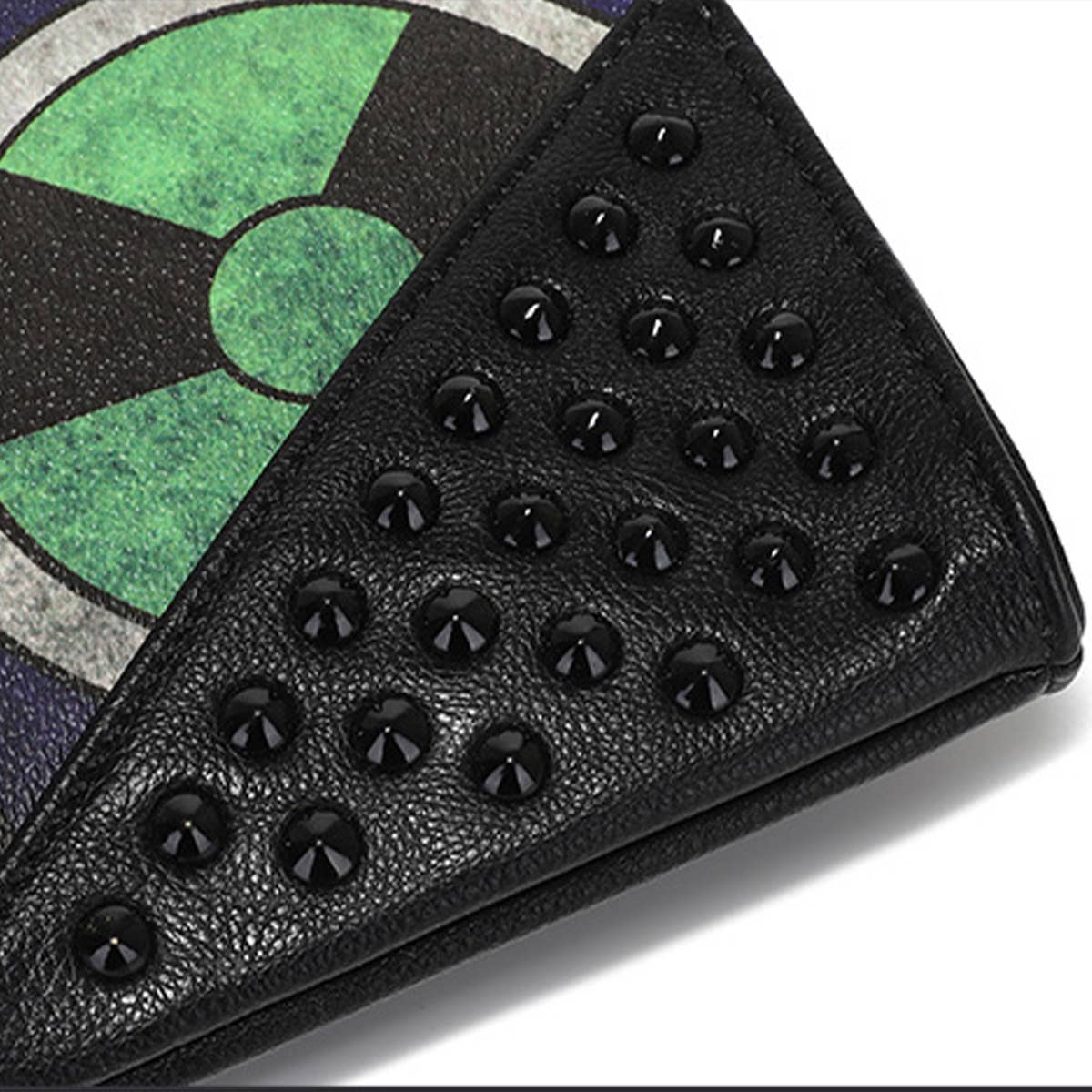 RETRO PRINTED RIVET DECORATION SHOULDER BAG HANDBAG_CWAB1478