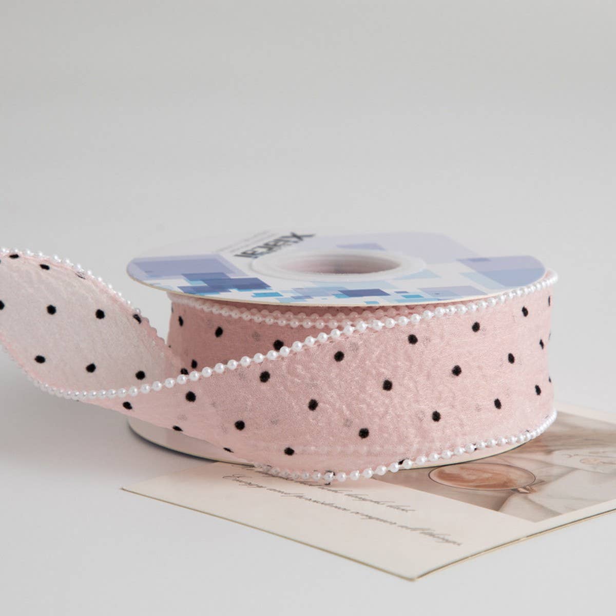 PEARL EDGE SMALL POLKA DOT RIBBON DIY RIBBON_CWMM5768