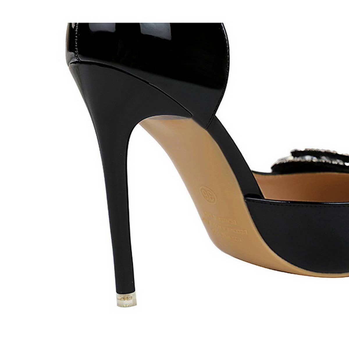 WOMEN SIMPLE SHALLOW POINTED TOE HIGH HEELS