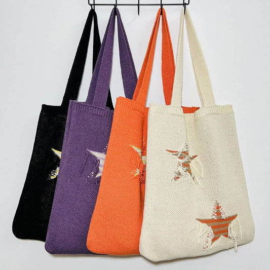 CWAB5067_LARGE CAPACITY HAND-CROCHETED SHOULDER BAG