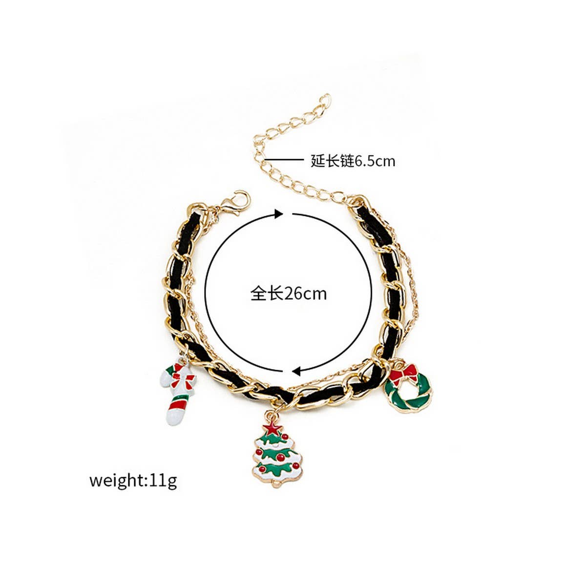 NEW CHRISTMAS STYLE MULTI-LAYER CHAIN BRACELET