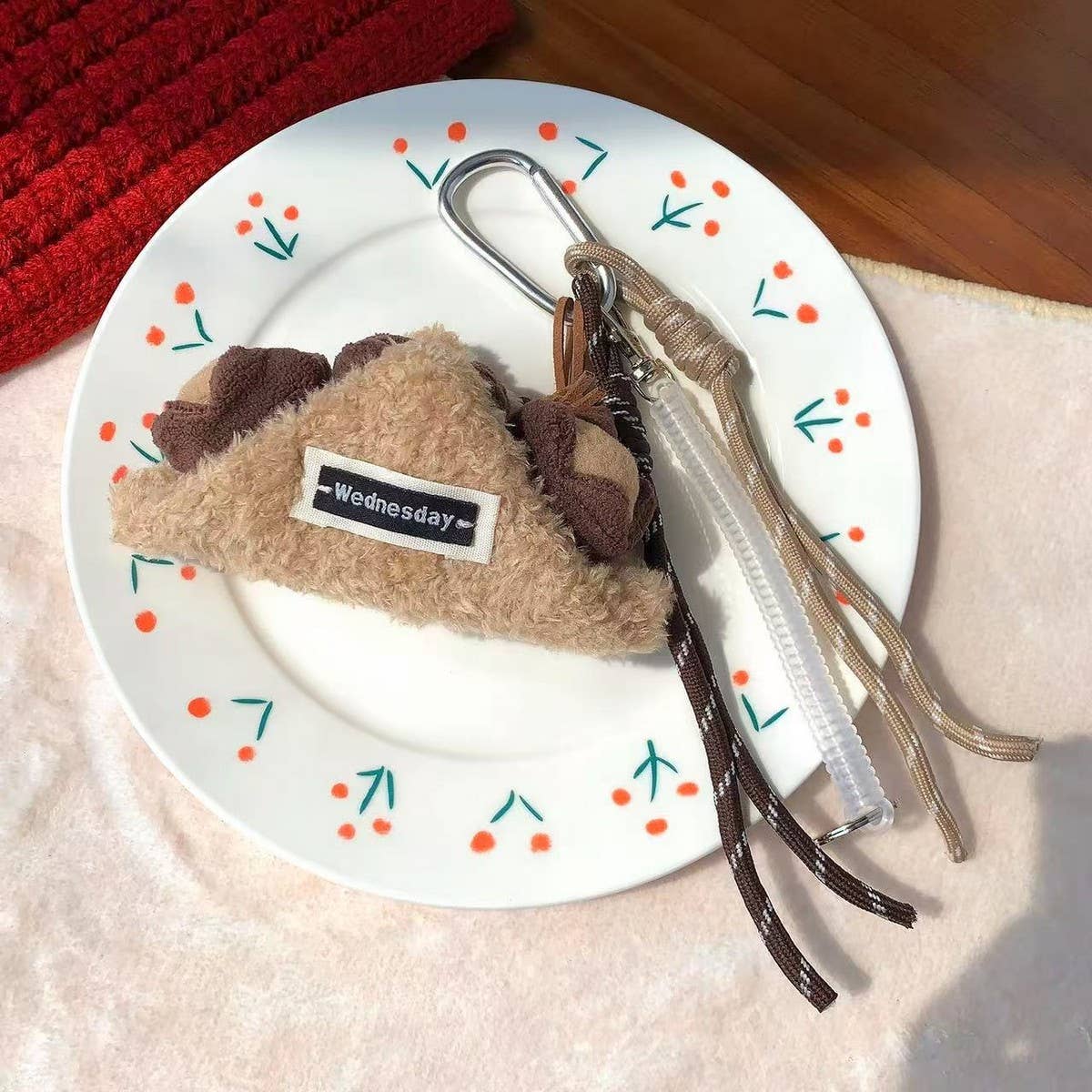 CWMM10407_CUTE CAKE KEYCHAIN CARTOON BACKPACK CHARM PENDANT