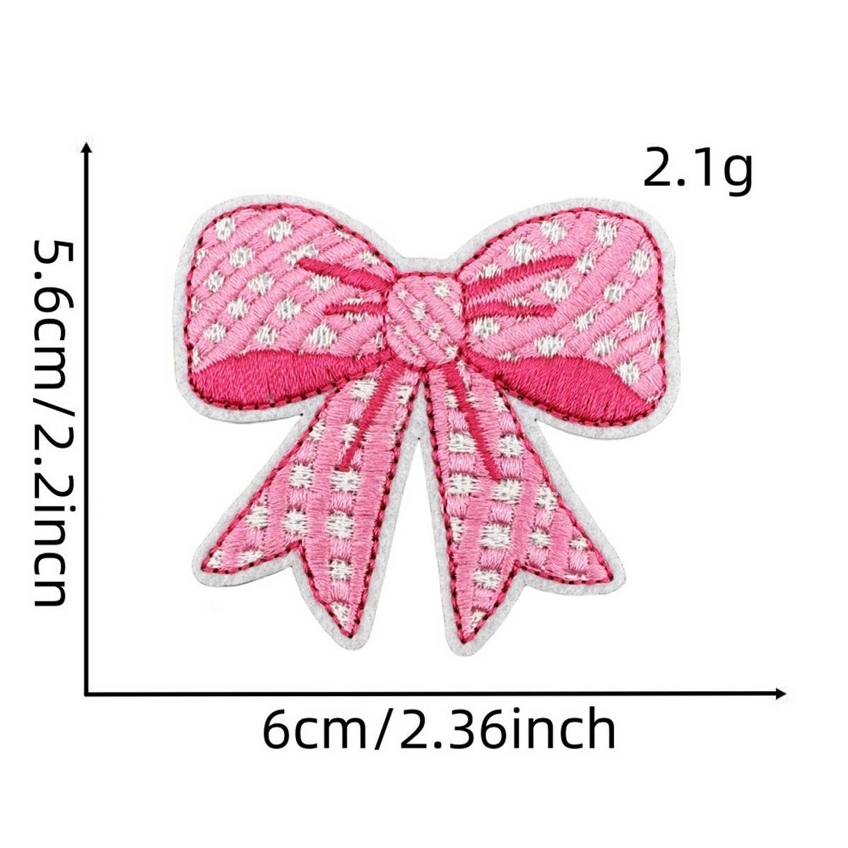 NEW PINK BOW SERIES EMBROIDERED PATCHES