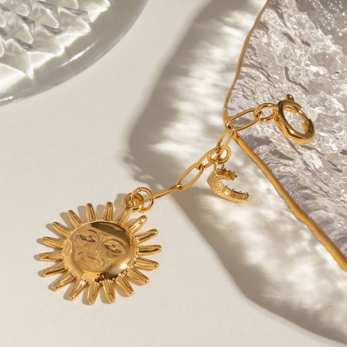 DIY DIAMOND STARFISH BIKINI BUCKLE PENDANT