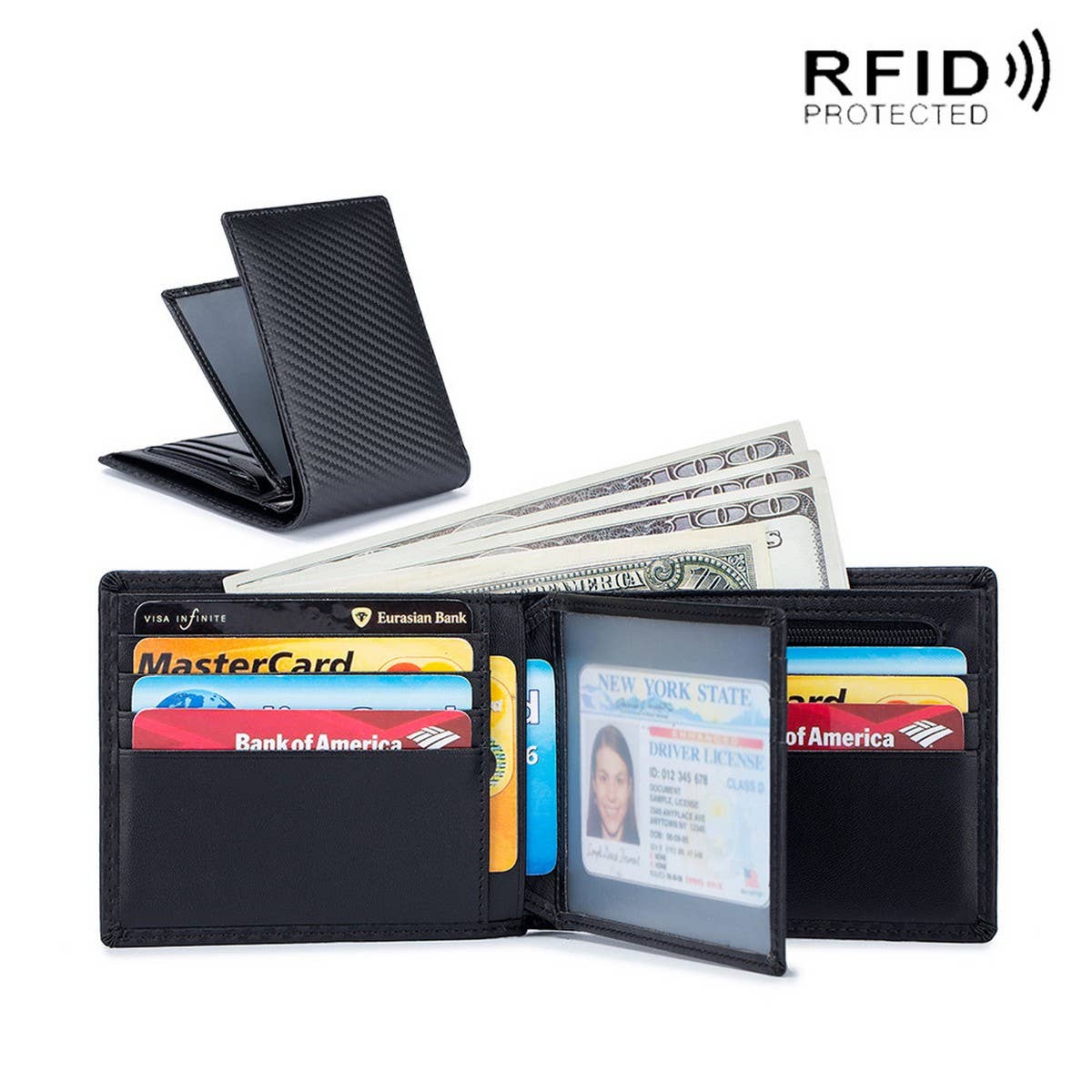 FASHION THIN COIN LEATHER MULTI-LAYER WALLET_CWAB3782