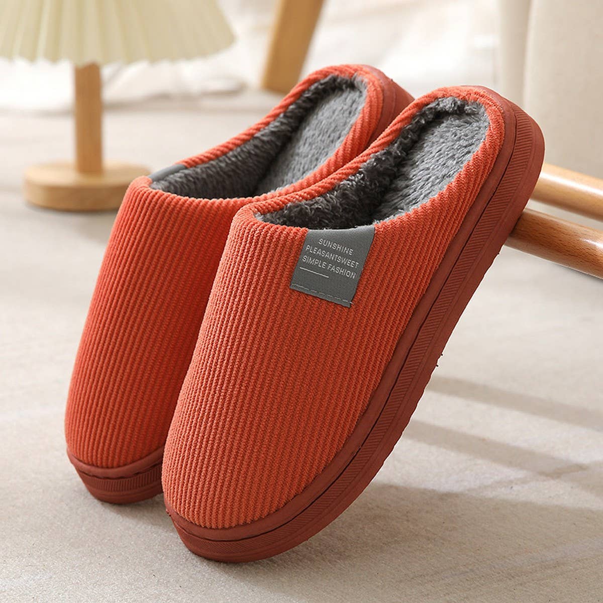 MINIMALIST WARMIES SLIPPERS BEDROOM SLIPPERS