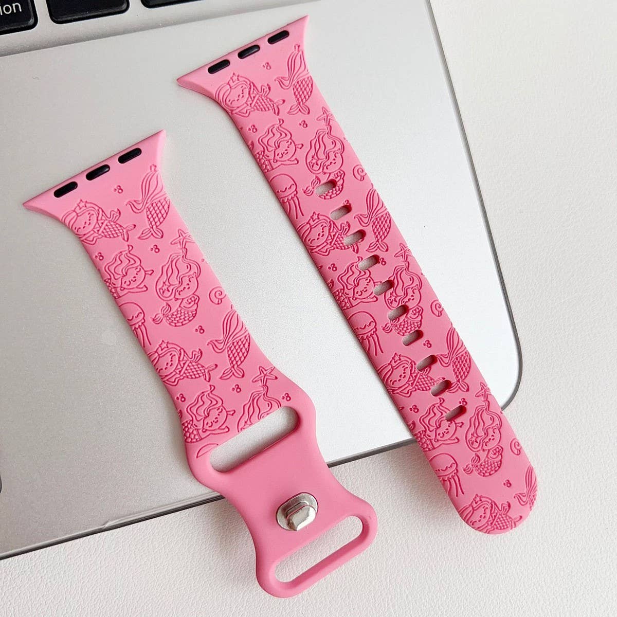 APPLE WATCH ULTRAS9S8 ENGRAVED MERMAID STRAP_CWWW0056