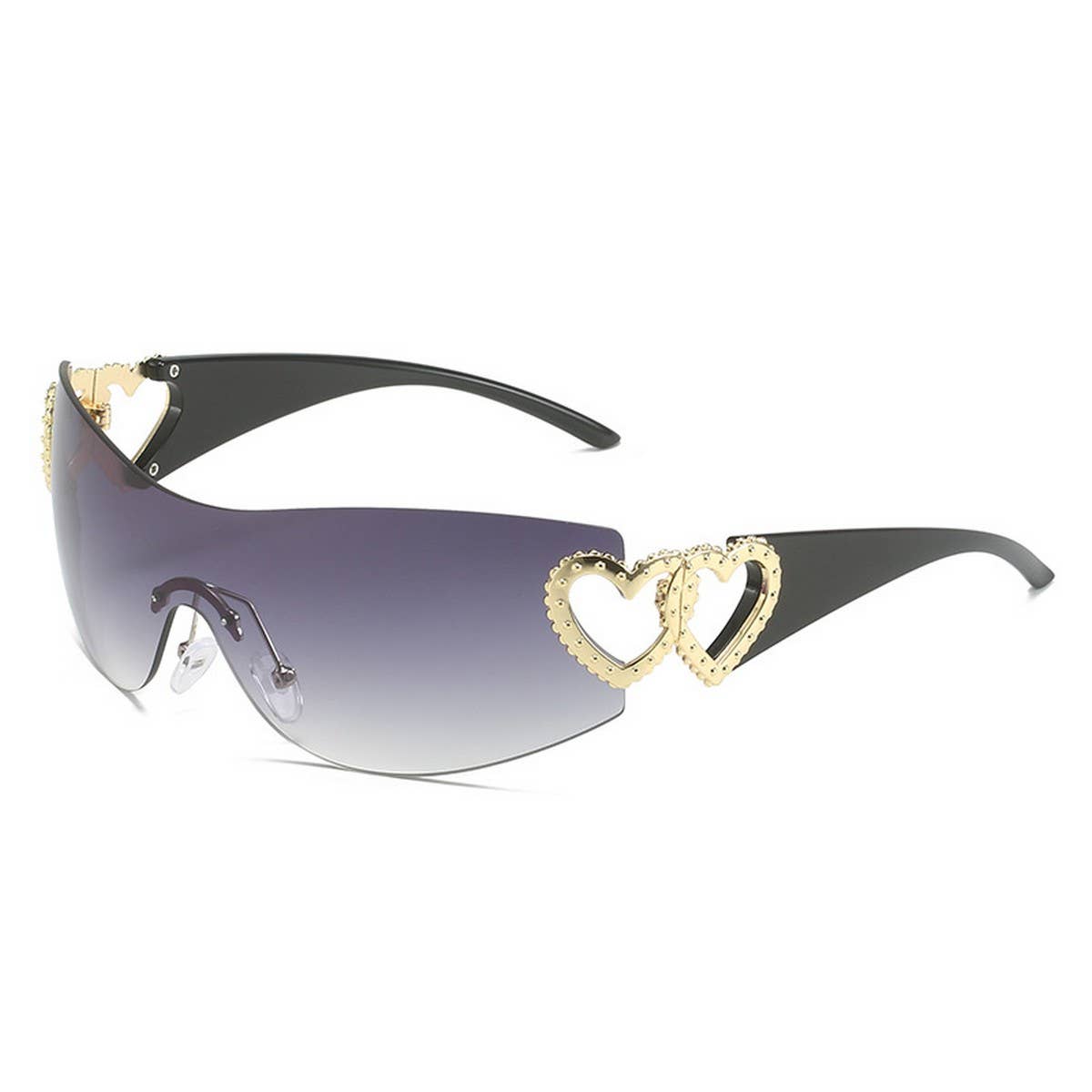 Y2K STYLE FRAMELESS ONE-PIECE HEART SUNGLASSES_CWASG0266