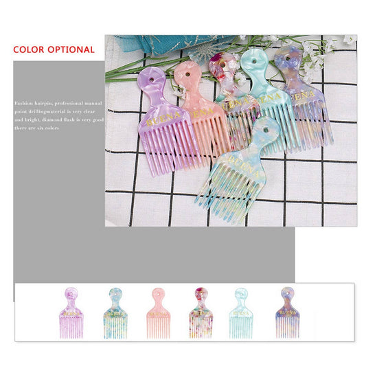 ACETATE INSERT COMB WIDE LONG TOOTH CURLING COMB_CWAHA4234