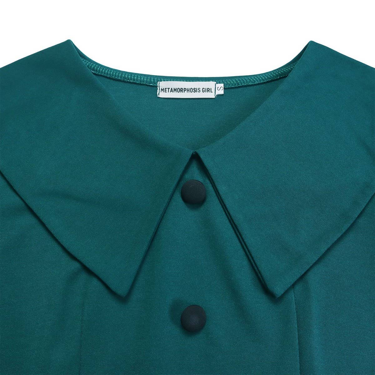 SOLID COLOR FASHIONABLE A-LINE PLUS SIZE DRESS_CWDMD3670