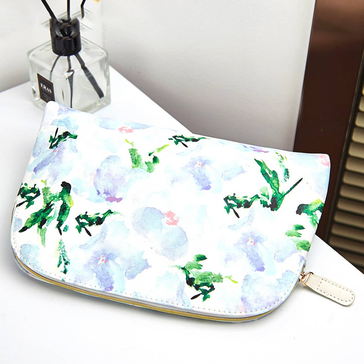 FLOWER PATTERN WASH BAG MAKEUP BAG_CWAB1453
