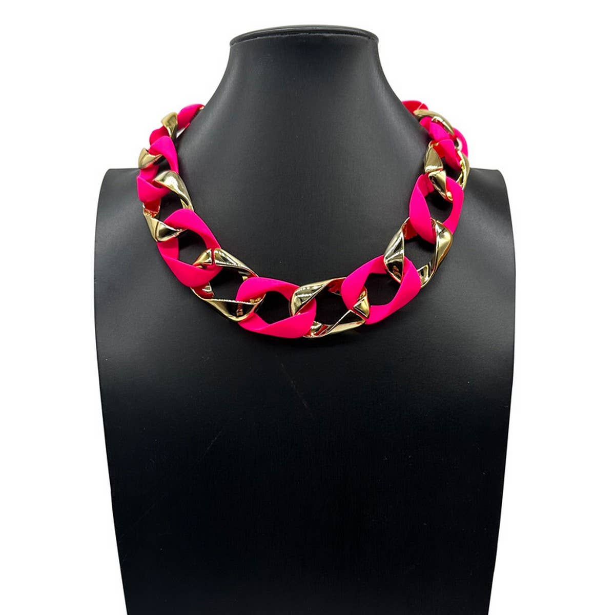 RESIN ACRYLIC HIP-HOP STYLE NECKLACE_CWMM4933