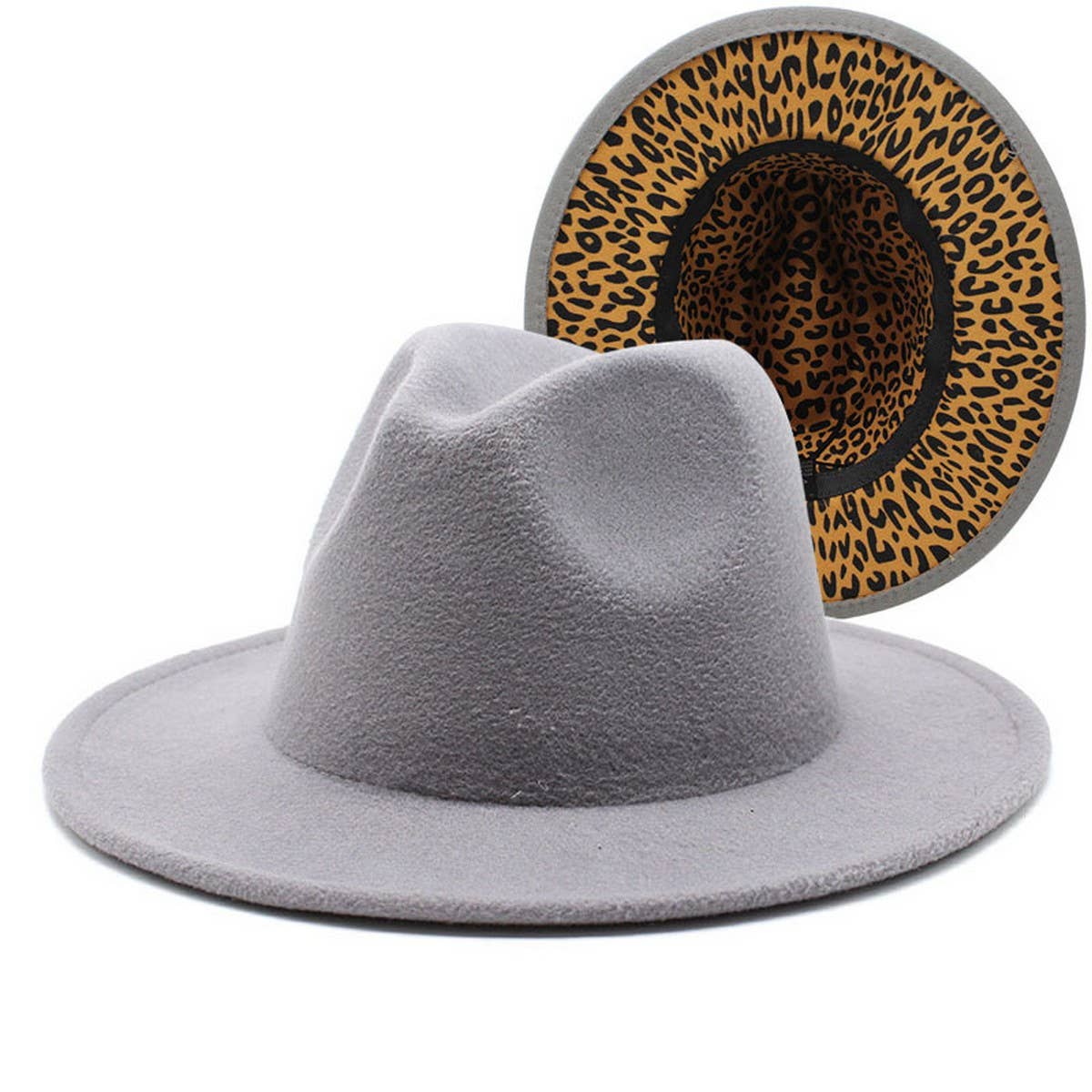 THICKENED DOUBLE-SIDED HAT TWO-COLOR JAZZ HAT_CWAH2536