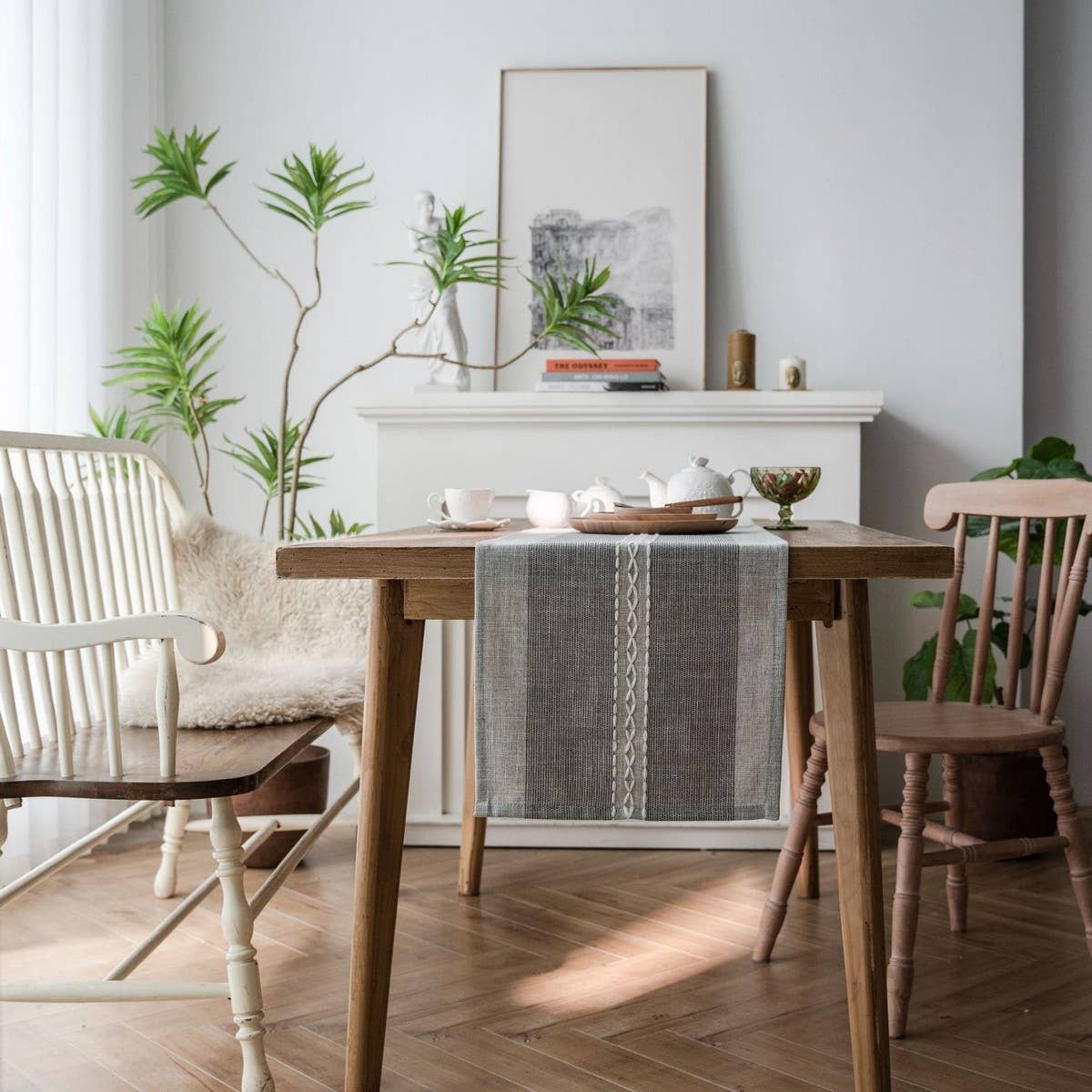 NORDIC GEOMETRIC TASSEL FASHION TABLECLOTH_CWMM1001