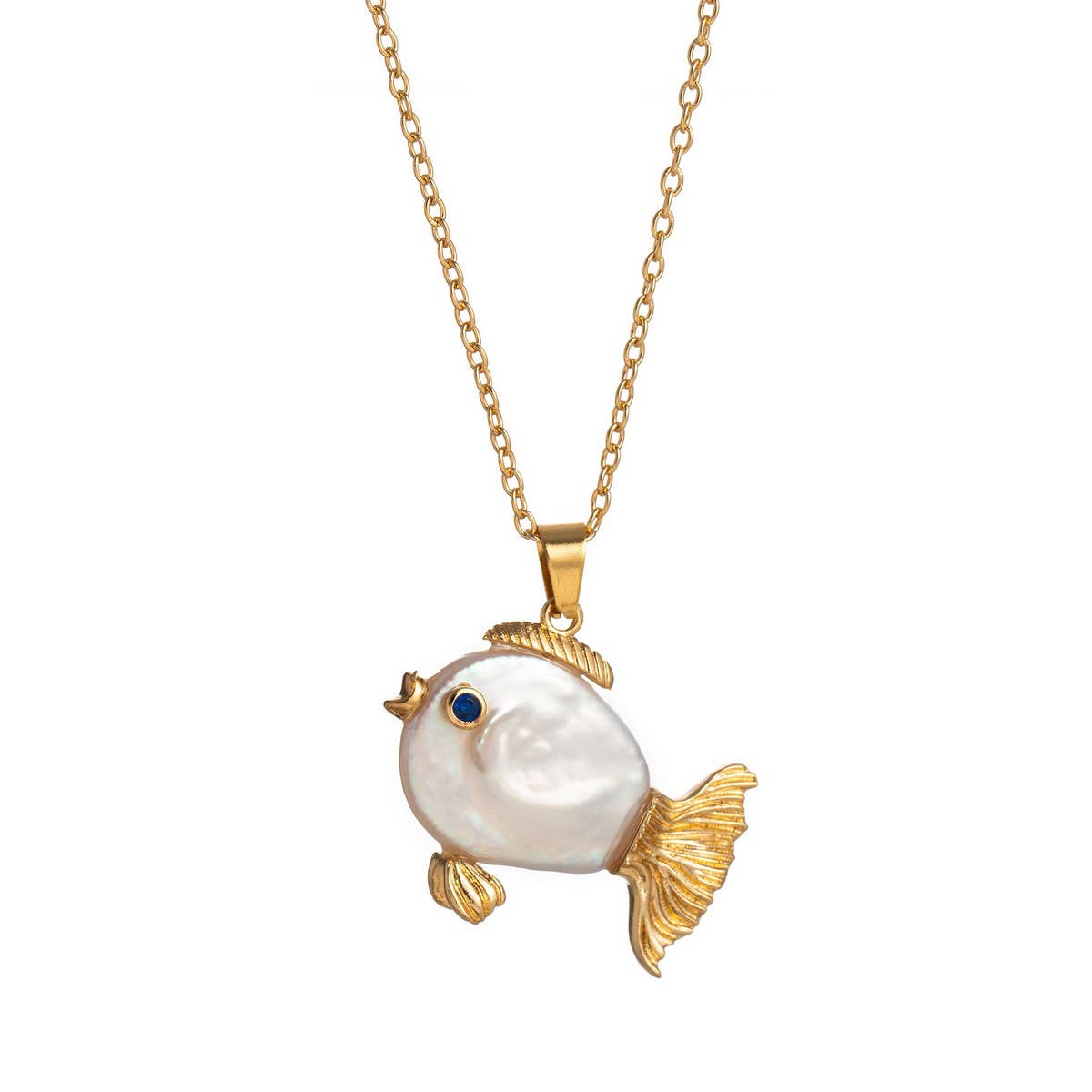Clownfish & Pearl Necklace ? Ocean Kiss Pendant