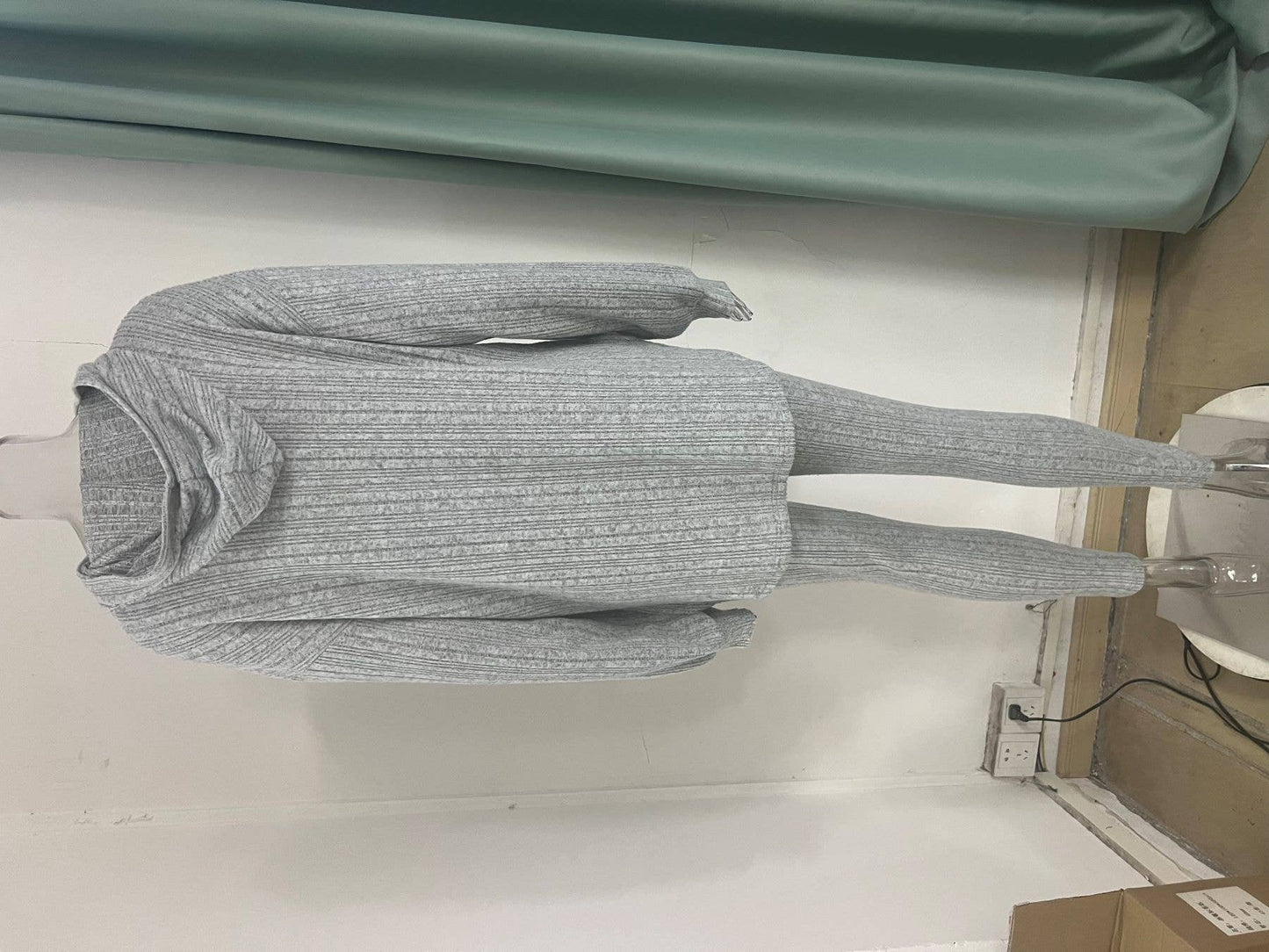 SOLID COLOR CASUAL FASHION HOODED TOP PANT SUIT